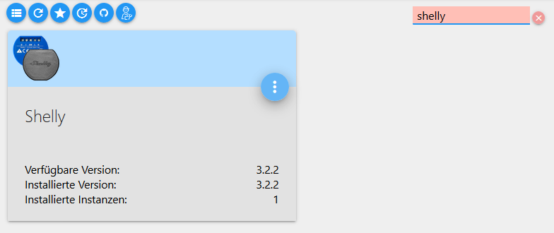 Shelly in ioBroker installieren