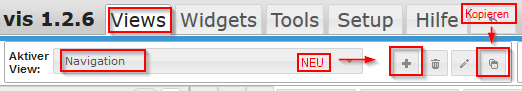 Neue View erstellen oder kopieren (Duplizieren)