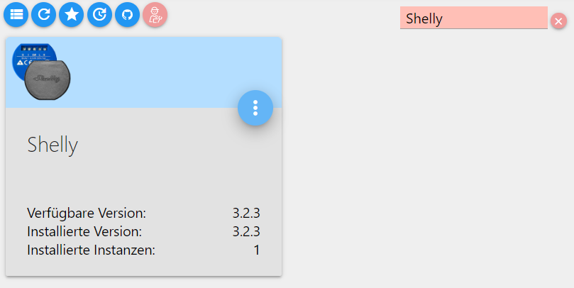 Installation des Shelly Adapter