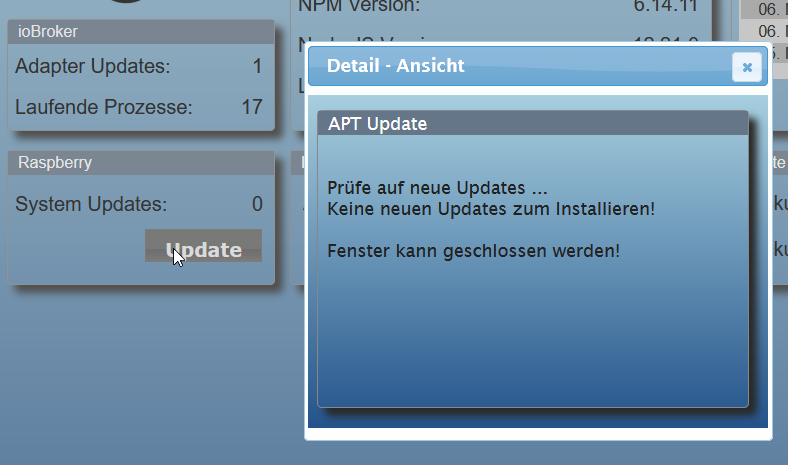 APT Update Ausgabe